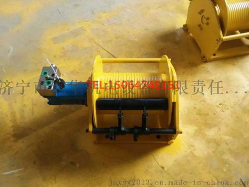 济宁润华供应吊车专用柱塞马达12吨液压卷扬机 卓越拉力，助力高效机械设备作业